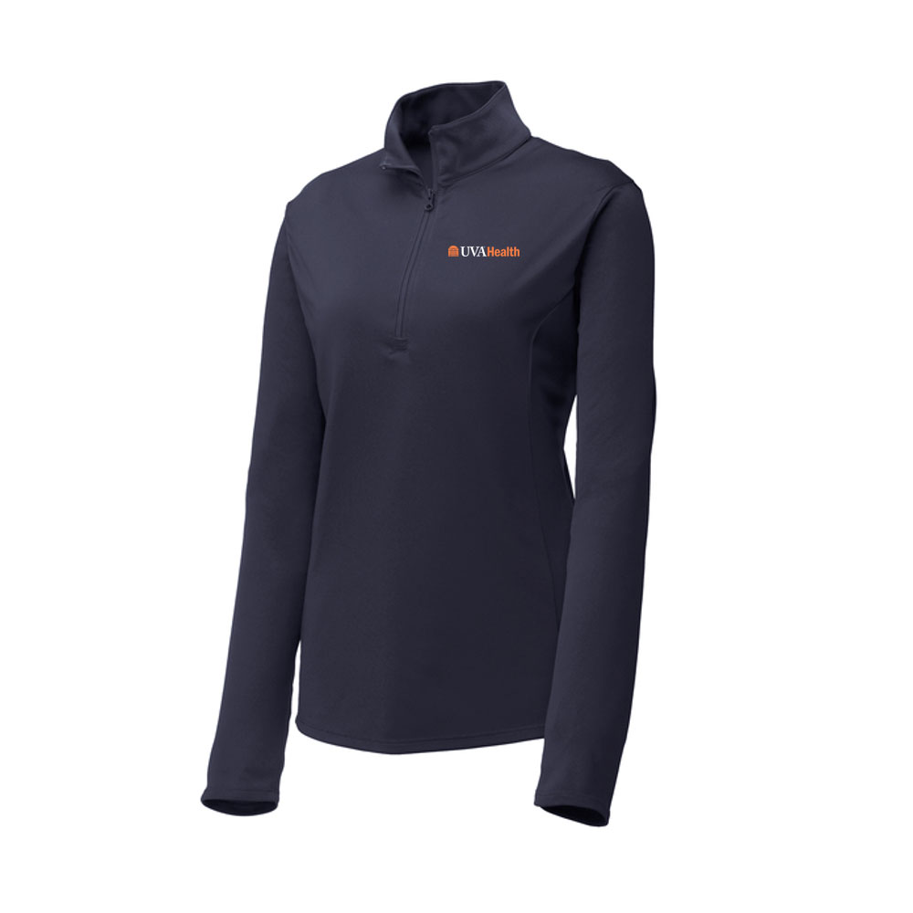 SportTek Women's Navy Competitor 1/4 Pullover
